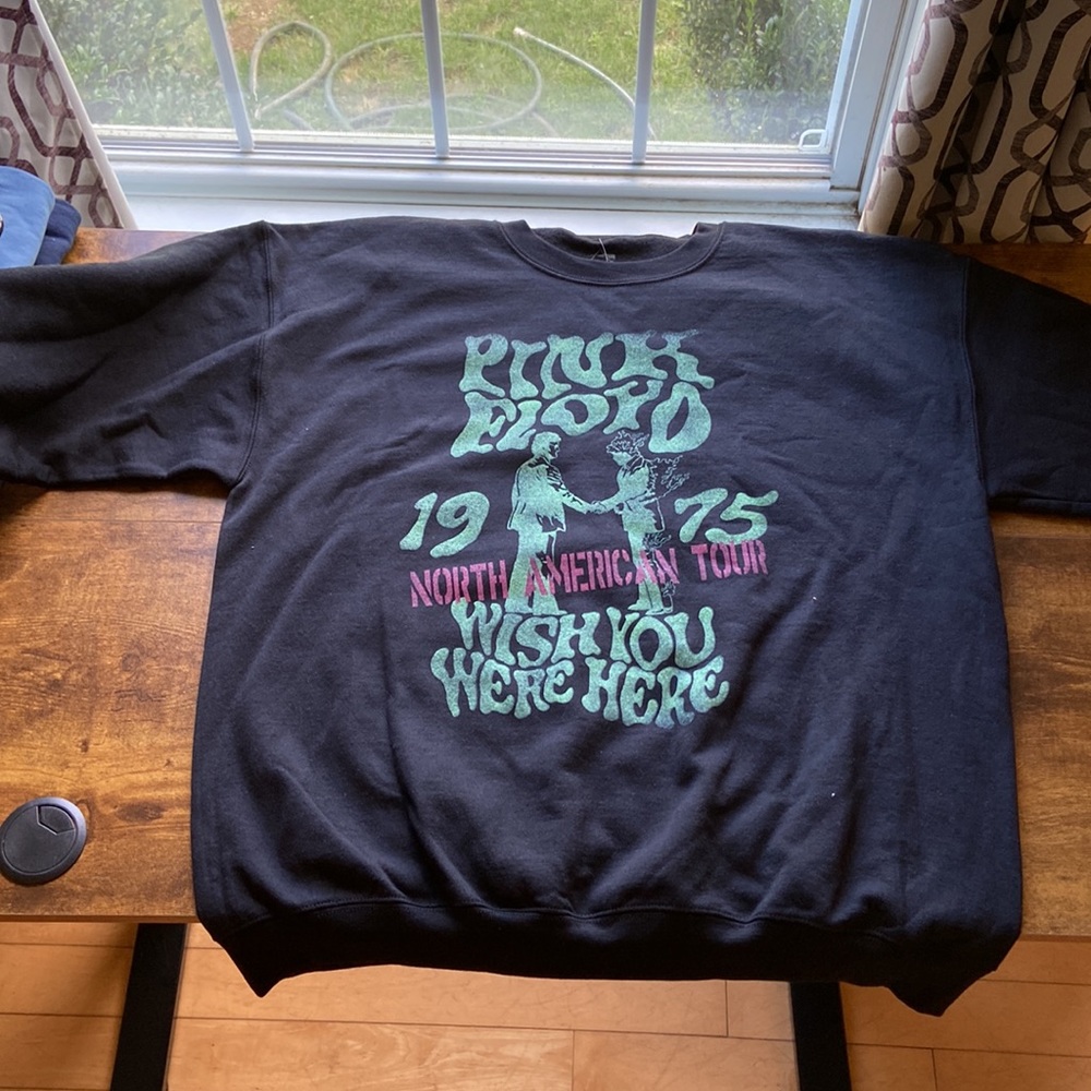 NEW Pink Floyd North American Tour Wish You Were Here Sweater